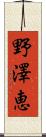 野澤恵 Scroll