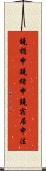 鐃楯￥申鐃緒申鐃宿居申法 Scroll