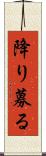 降り募る Scroll