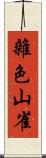 雜色山雀 Scroll