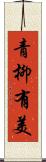 青柳有美 Scroll