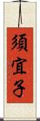 須宜子 Scroll