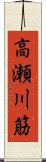 高瀬川筋 Scroll