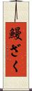 鰻ざく Scroll