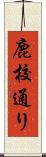 鹿校通り Scroll