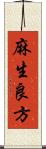 麻生良方 Scroll