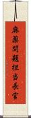 麻薬問題担当長官 Scroll