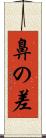 鼻の差 Scroll