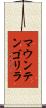 マウンテンゴリラ Scroll