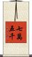 七萬五千 Scroll