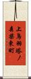 上鳥羽塔ノ森柴東町 Scroll