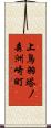 上鳥羽塔ノ森洲崎町 Scroll