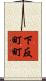下反町町 Scroll