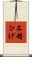 不精ひげ Scroll