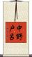 中野戸呂 Scroll