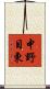 中野目東 Scroll