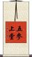 五參上堂 Scroll
