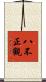 八不正觀 Scroll