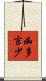 凶多吉少 Scroll