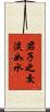 君子之交淡如水 Scroll