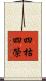 四枯四榮 Scroll