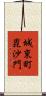 城東町毘沙門 Scroll