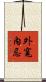 外寬內忌 Scroll