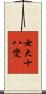 女大十八變 Scroll