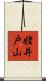 姥井戸山 Scroll