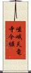 嵯峨天竜寺今堀 Scroll