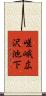 嵯峨広沢池下 Scroll