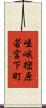 嵯峨樒原若宮下町 Scroll
