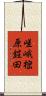 嵯峨樒原鎧田 Scroll