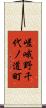 嵯峨野千代ノ道町 Scroll