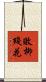 敗柳殘花 Scroll