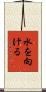 水を向ける Scroll