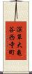 深草大亀谷西寺町 Scroll