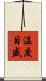 温度目盛 Scroll