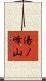 湯ノ峰山 Scroll