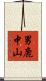 男鹿中山 Scroll