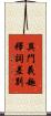 異門義趣釋詞差別 Scroll