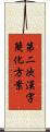 第二次漢字簡化方案 Scroll