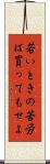 若いときの苦労は買ってもせよ Scroll