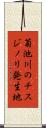 菊池川のチスジノリ発生地 Scroll