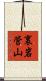 裏岩管山 Scroll