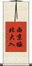 西京極北大入 Scroll