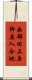 西部田上原柳原入合地 Scroll