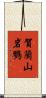 賀蘭山岩鷚 Scroll