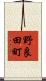 野良田町 Scroll