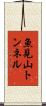 魚見山トンネル Scroll
